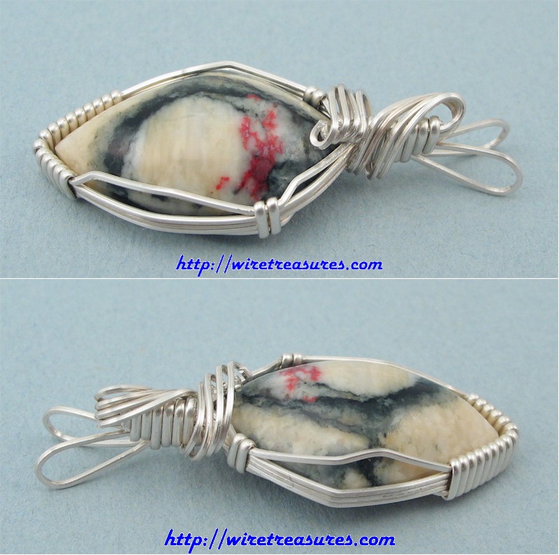 Cinnabar Quartz Pendant