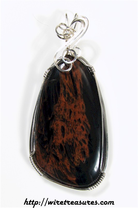 Mahogany Obsidian Pendant