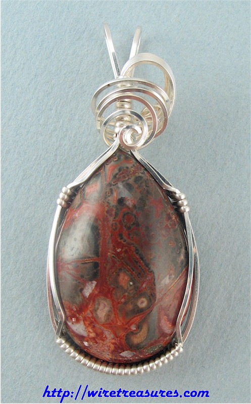 Leopardskin Jasper Pendant