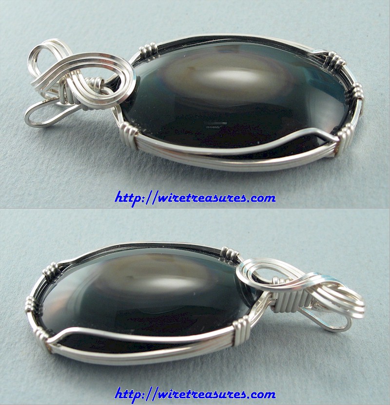 Rainbow Obsidian Pendant