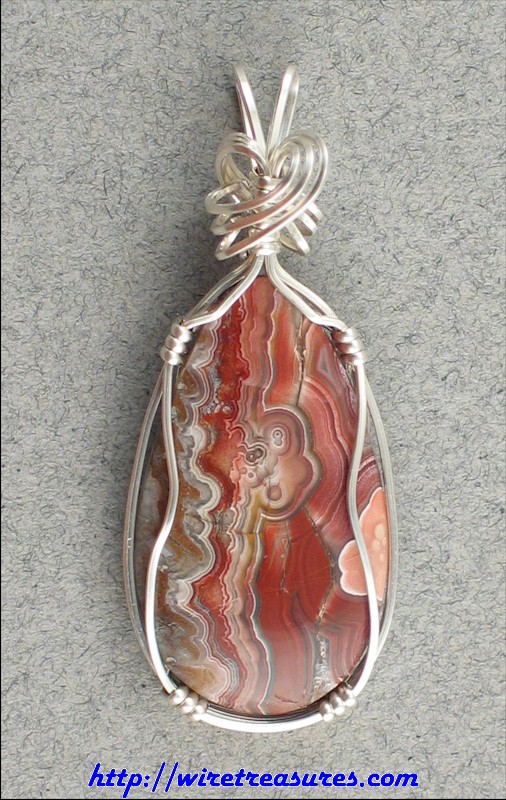 Lace Agate Pendant