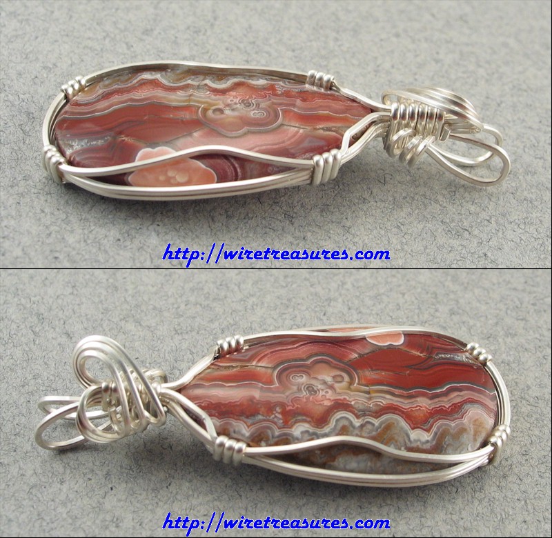 Lace Agate Pendant