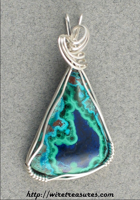 Malachite & Azurite Pendant