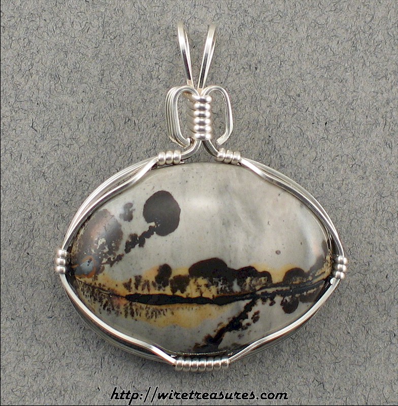 Chinese Picture Rock Pendant