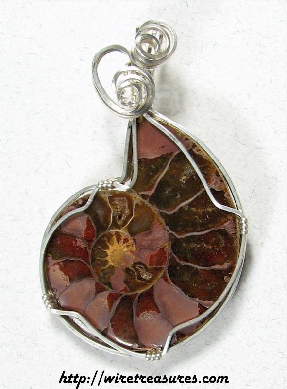 Ammonite Fossil Pendant