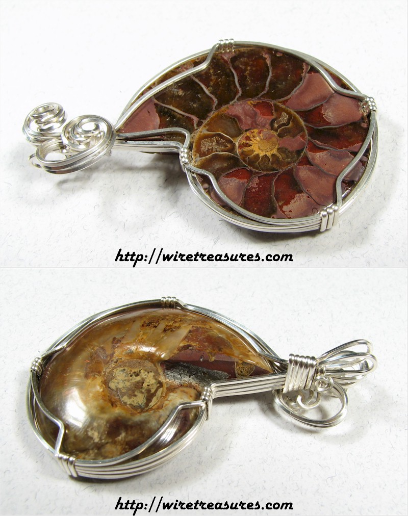 Ammonite Fossil Pendant