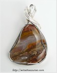 Rainbow Ridge Agate Pendant