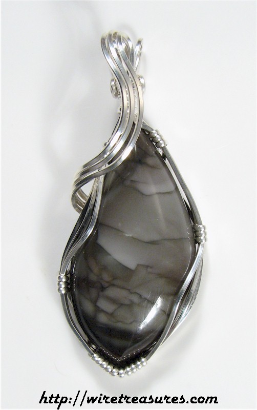 Spiderweb Jasper Pendant