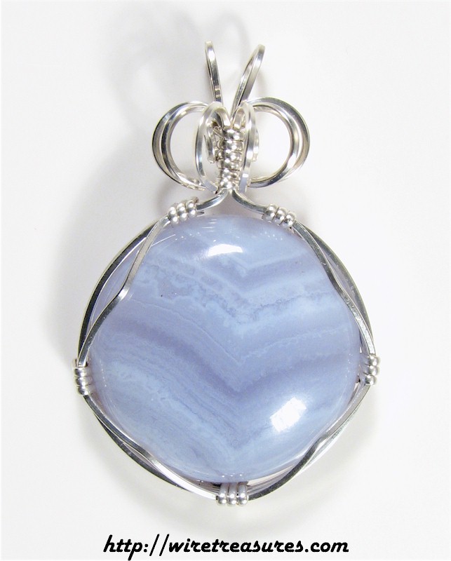 Blue Lace Agate Pendant