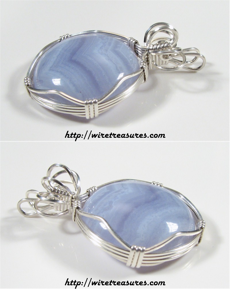 Blue Lace Agate Pendant