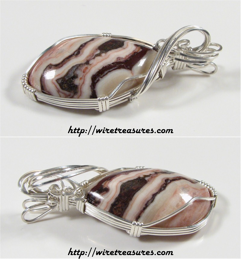 Lace Agate Pendant