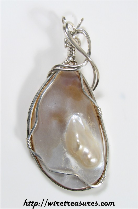 Blistered Pearl Pendant