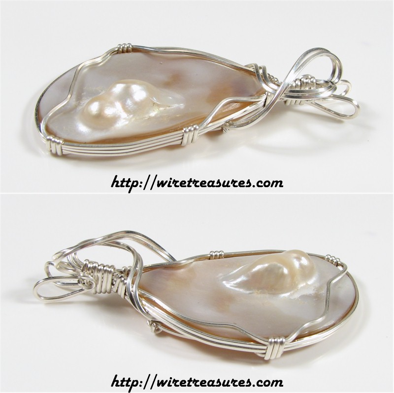 Blistered Pearl Pendant