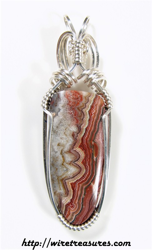 Lace Agate Pendant