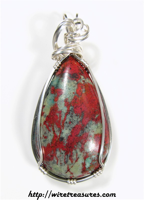 Chrysocolla & Cuprite Pendant