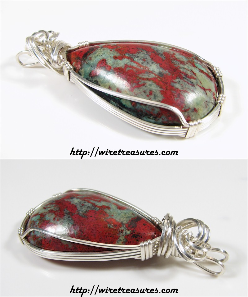 Chrysocolla & Cuprite Pendant