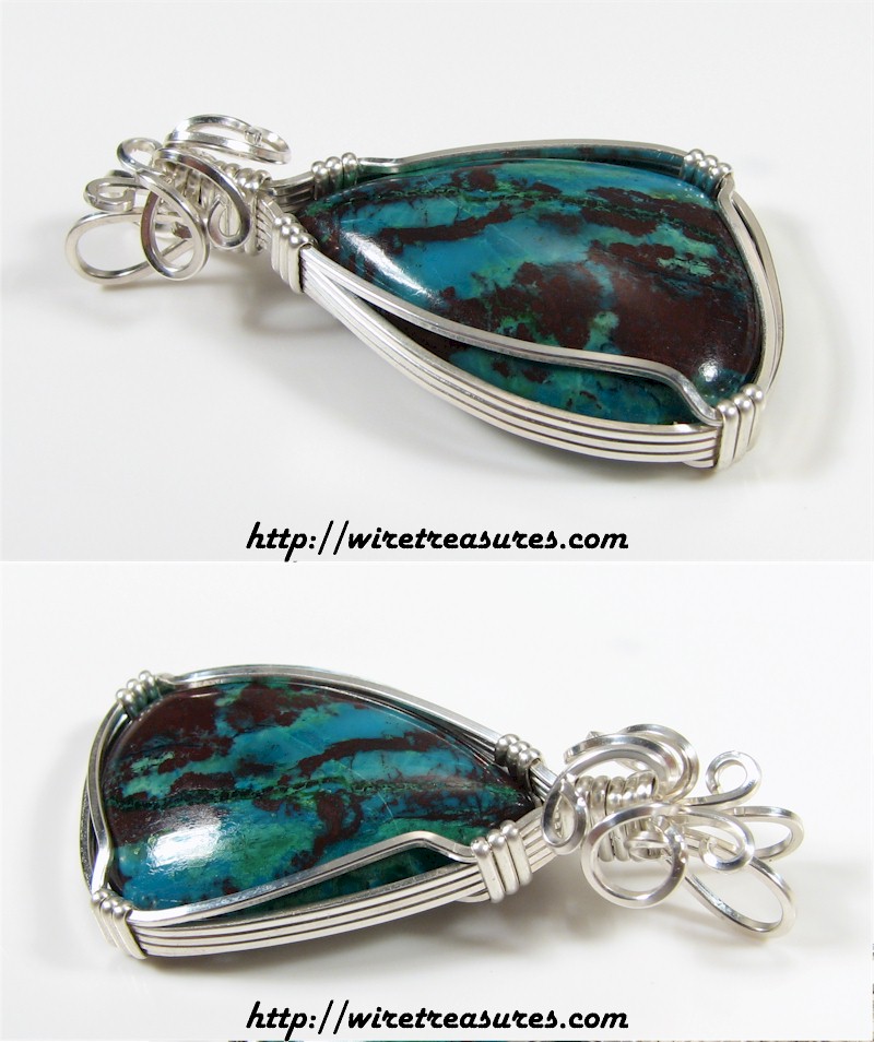 Parrot Wing Jasper Pendant