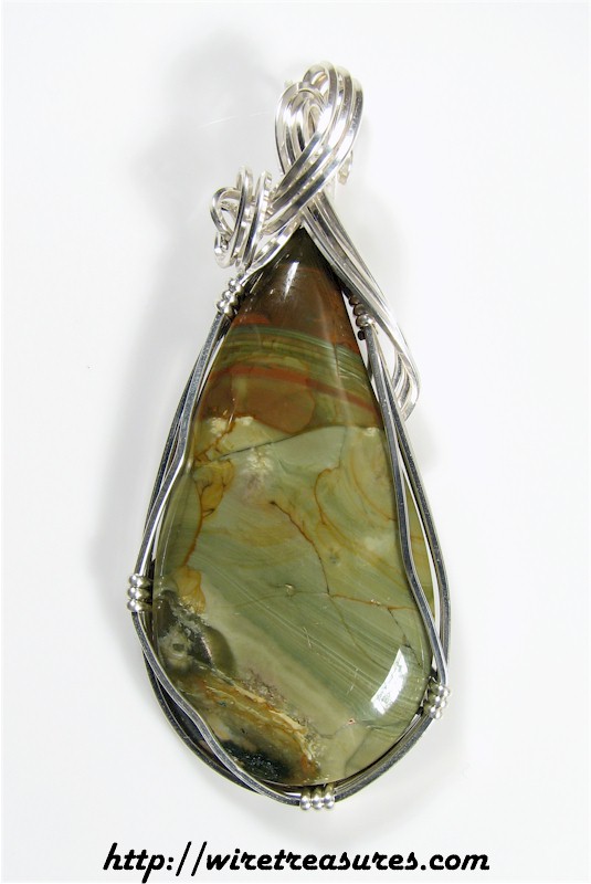 Blue Mountain Jasper Pendant