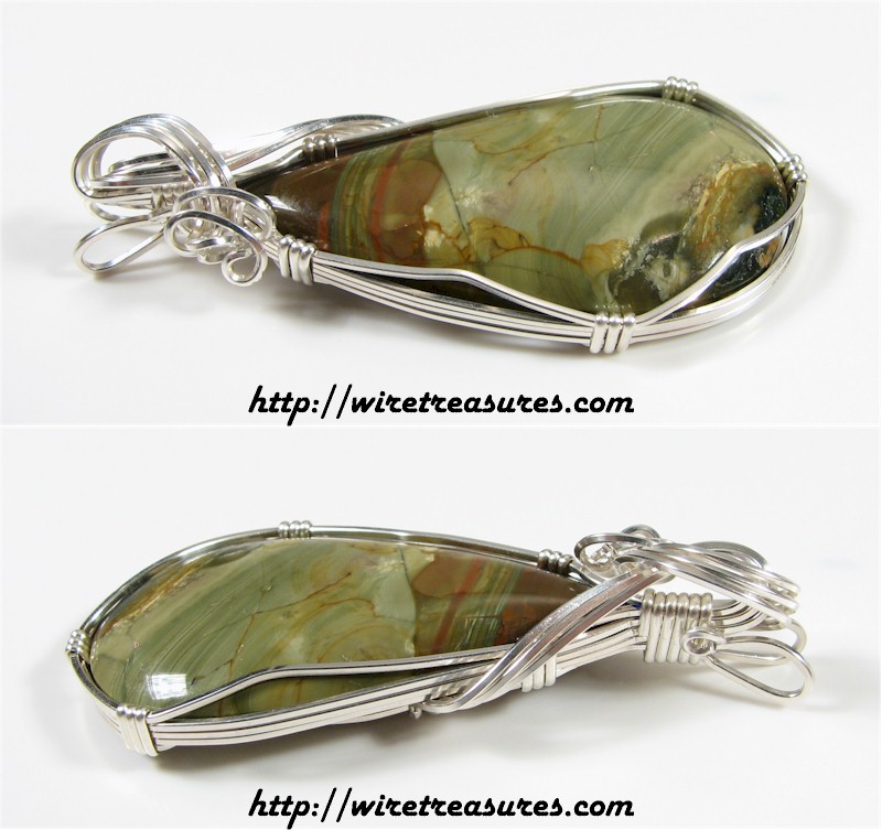 Blue Mountain Jasper Pendant