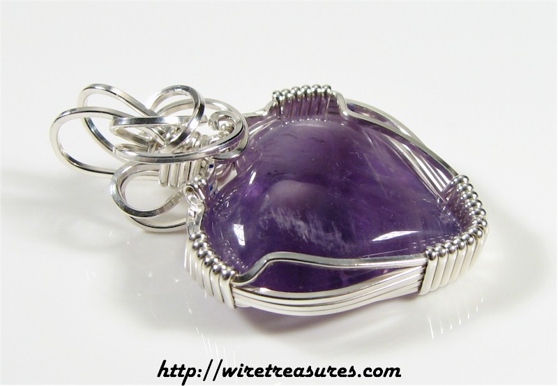 Amethyst Heart Pendant