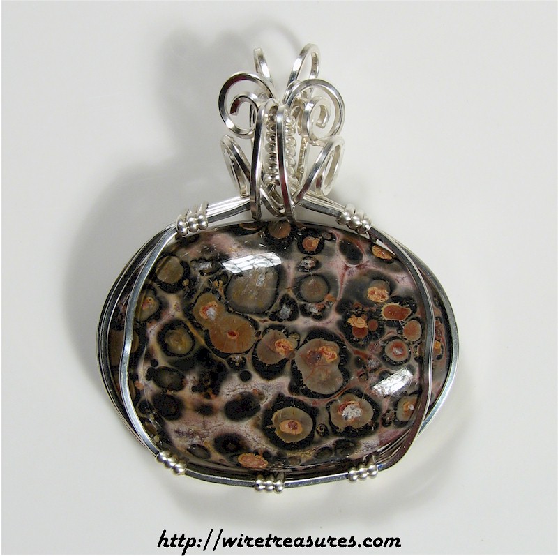 Leopardskin Jasper Pendant