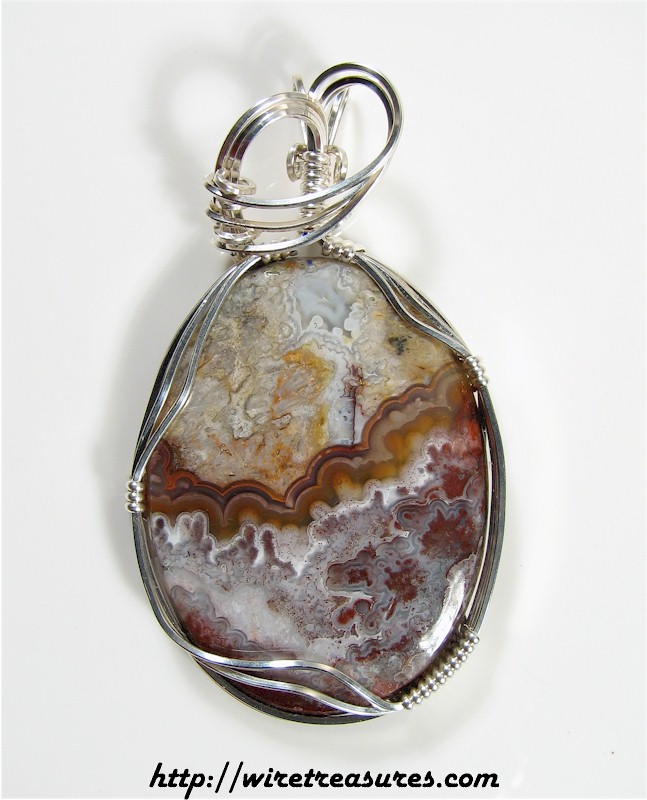 Lace Agate Pendant