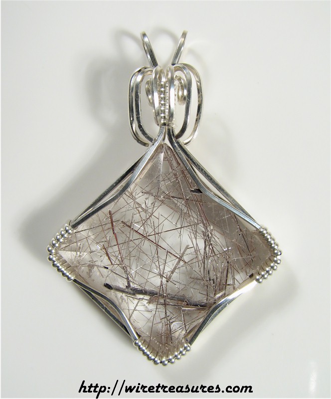 Rutilated Quartz Pendant