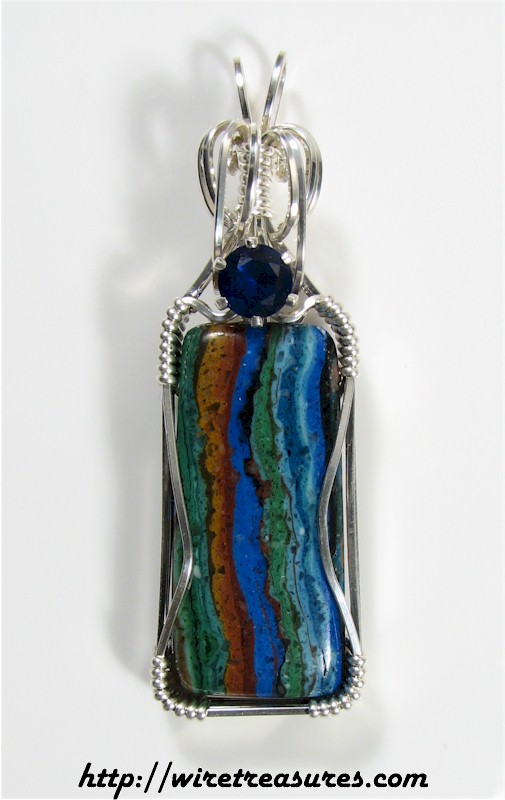 Rainbow Cal Silica Pendant