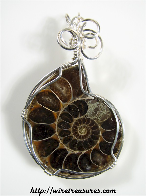 Ammonite Fossil Pendant