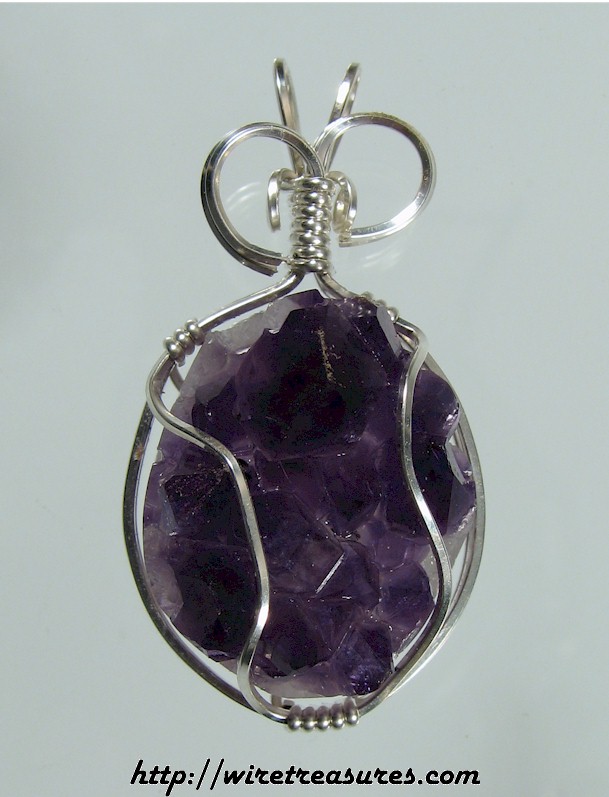 Amethyst Crystals Pendant