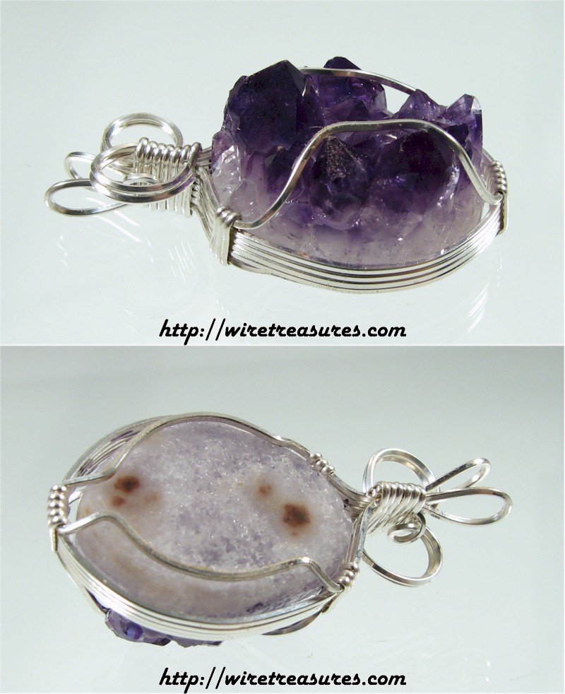 Amethyst Crystals Pendant