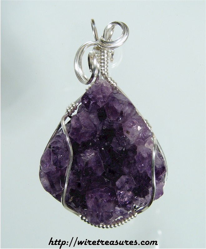 Amethyst Crystals Pendant