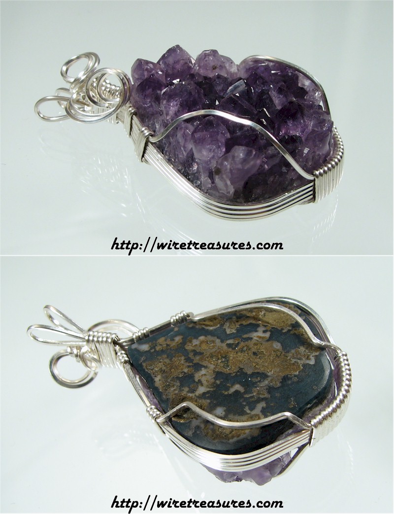 Amethyst Crystals Pendant