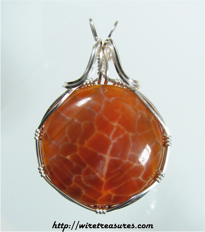 Honeycomb Chalcedony Pendant