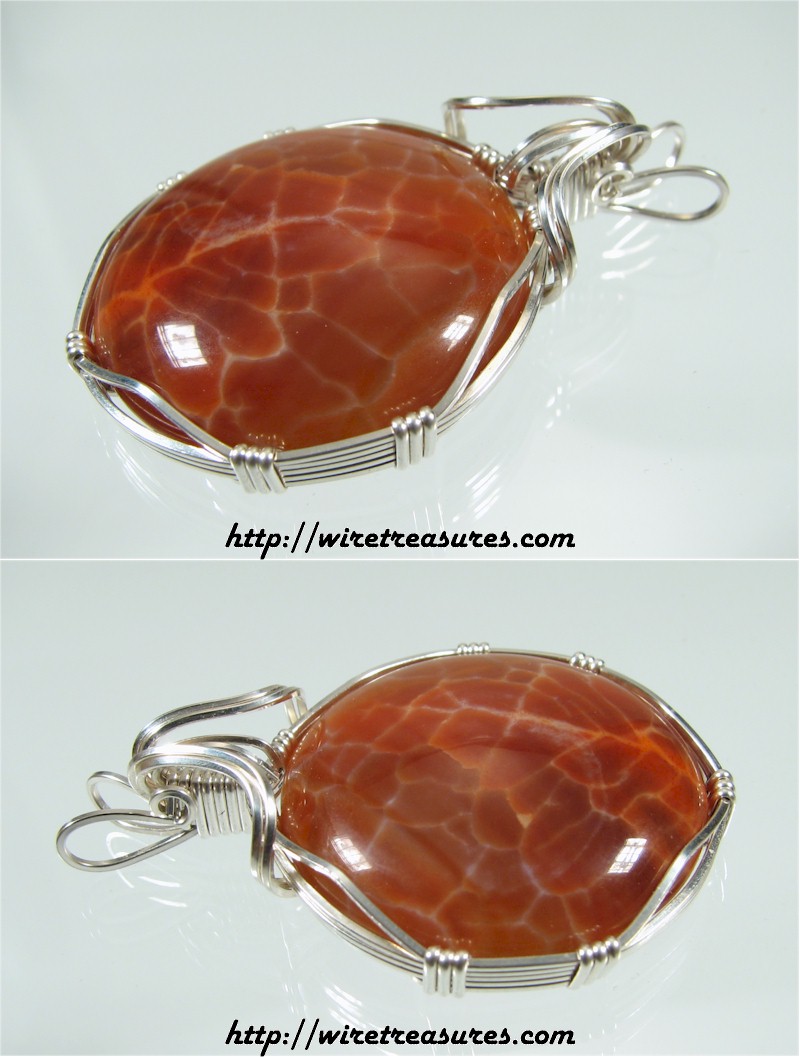 Honeycomb Chalcedony Pendant