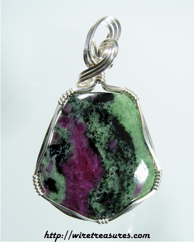 Ruby in Zoisite Pendant