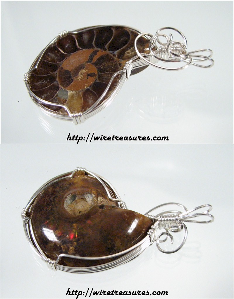 Ammonite Fossil Pendant