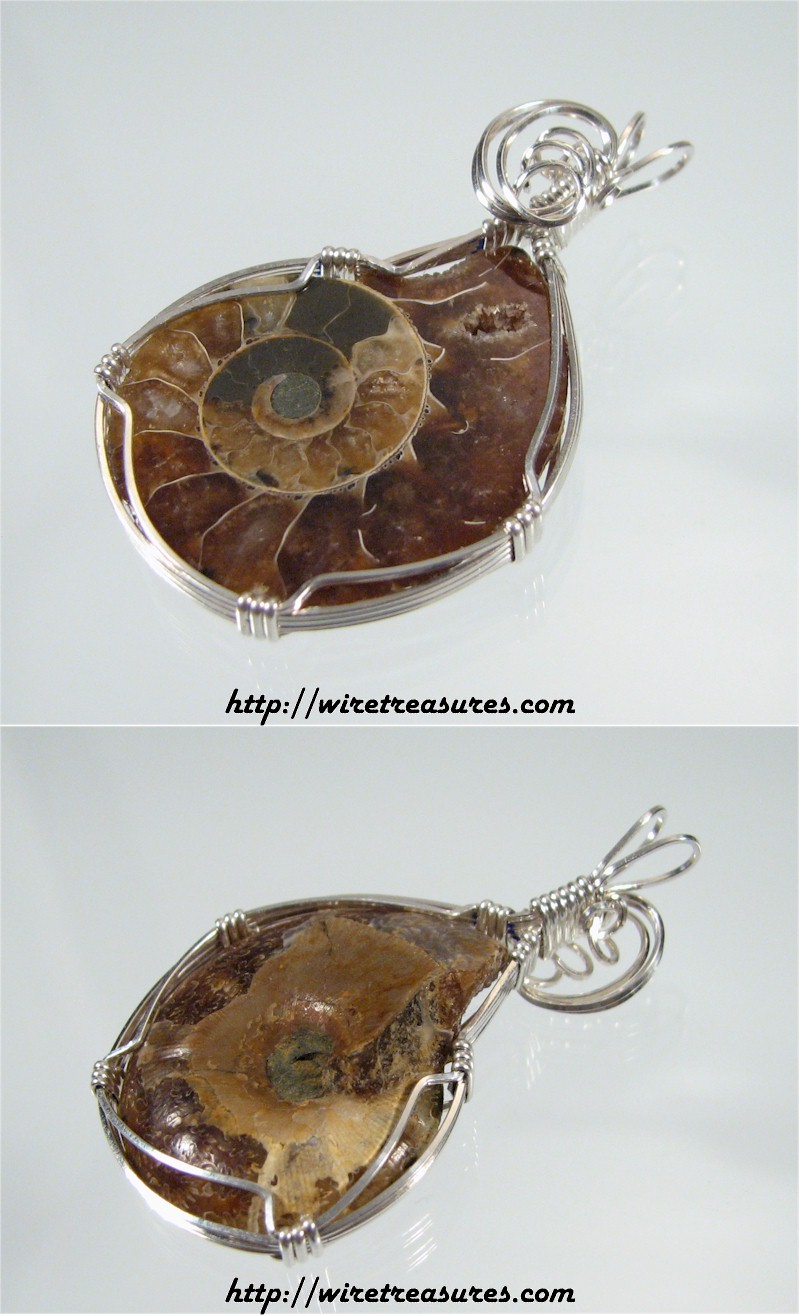 Ammonite Fossil Pendant