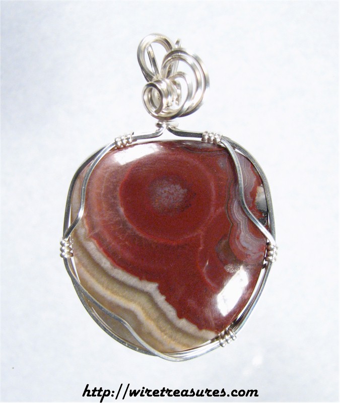 Lace Agate Pendant