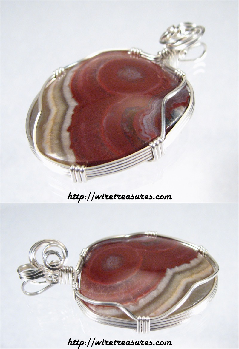 Lace Agate Pendant