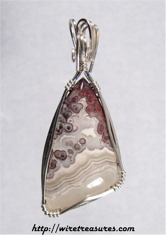 Lace Agate Pendant