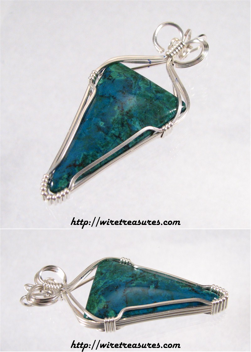 Chrysocolla & Malachite Pendant