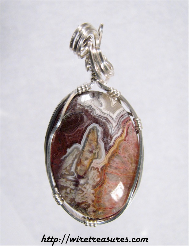 Lace Agate Pendant