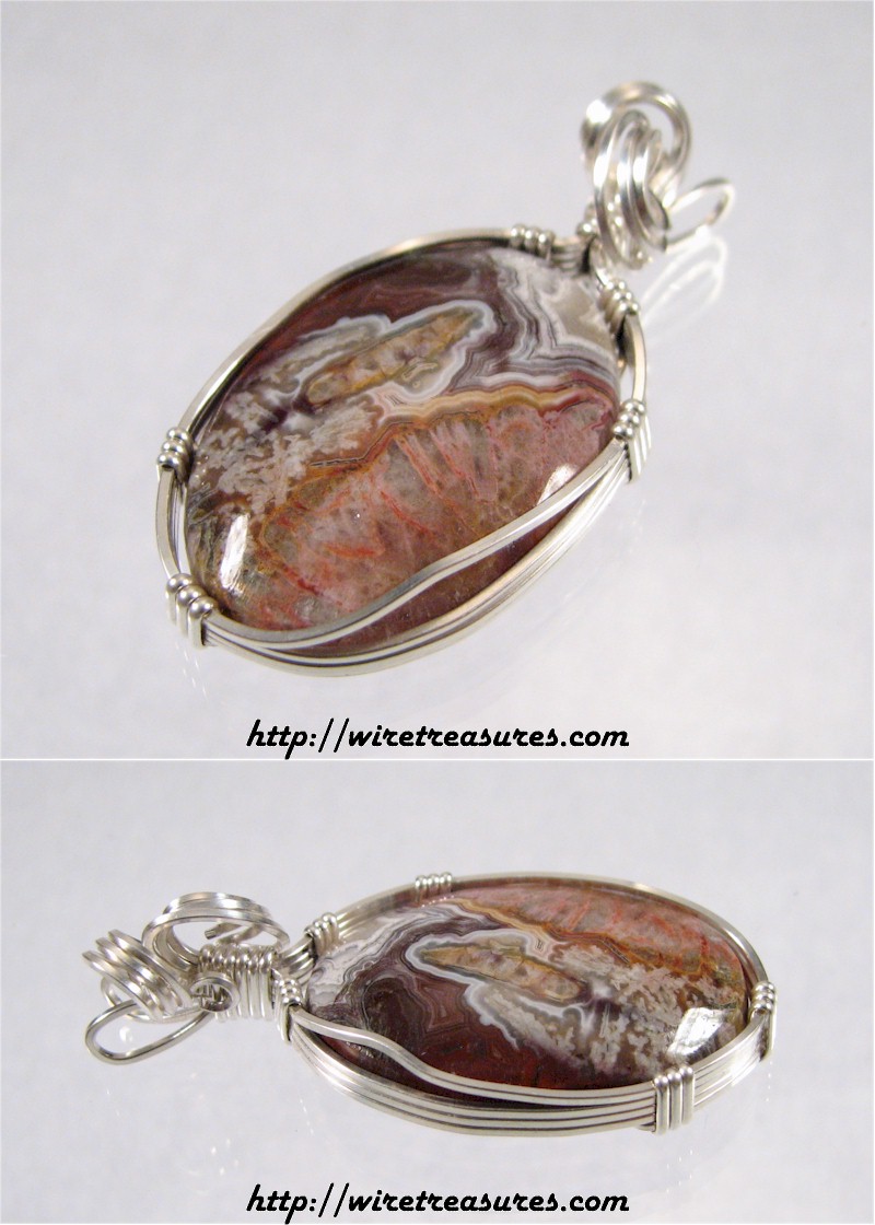 Lace Agate Pendant