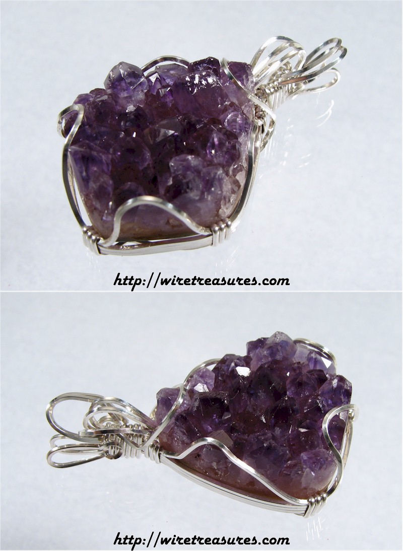 Amethyst Crystals Pendant