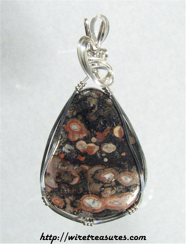 Leopardskin Jasper Pendant