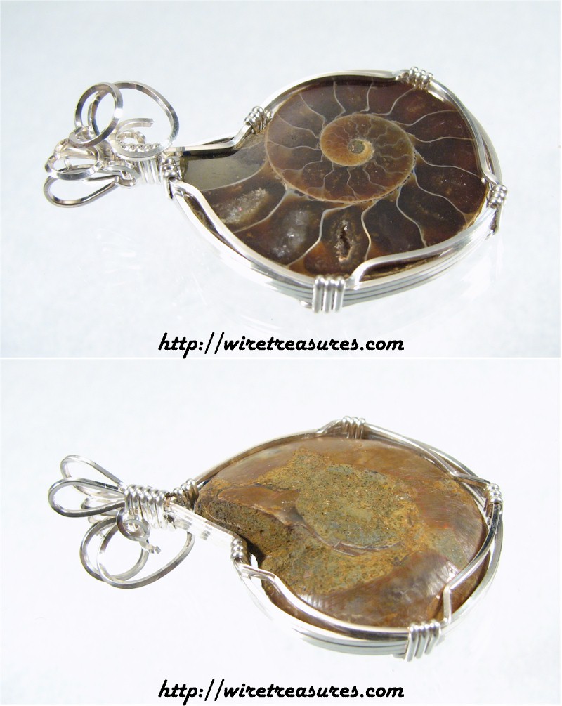 Ammonite Fossil Pendant