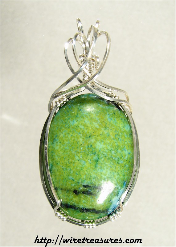 Brochantite Pendant