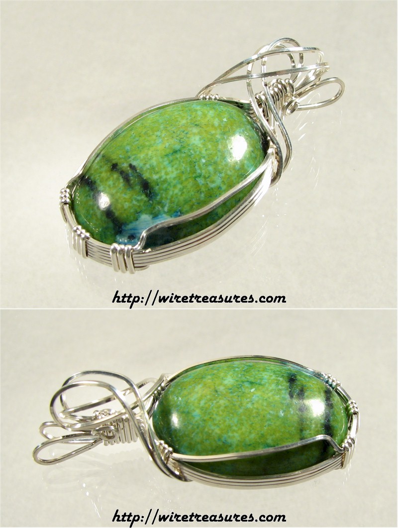 Brochantite Pendant