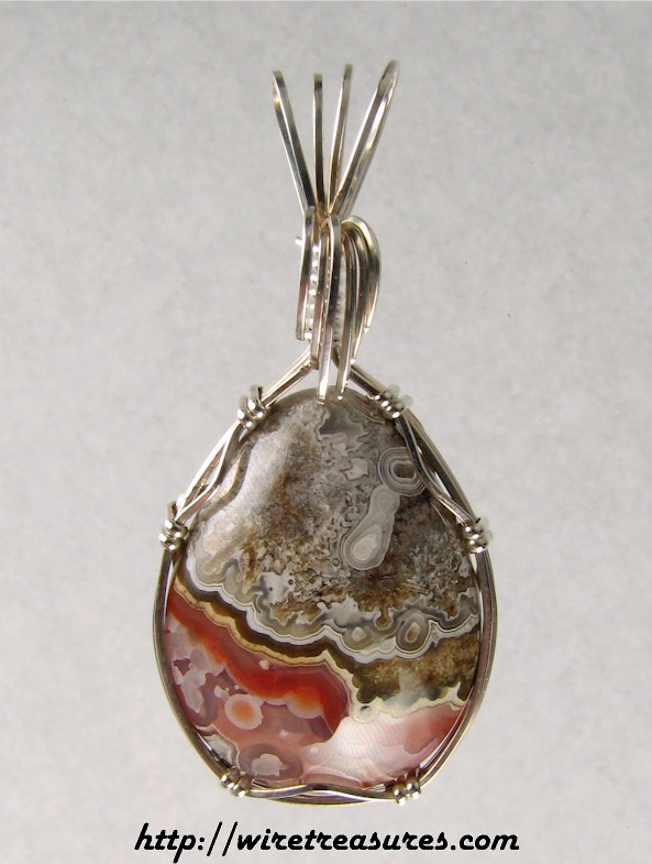 Lace Agate Pendant